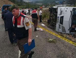Minibus carrying Ukrainian tourists overturns in Turkey’s Muğla, 17 wounded