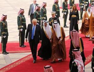 Trump lands in Riyadh on first leg of foreign tour