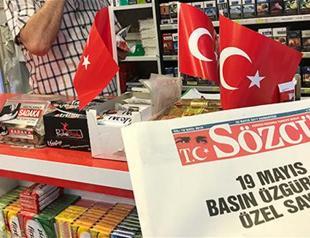 Turkish daily Sözcü publishes blank issue to protest detention warrant on executive, staff members