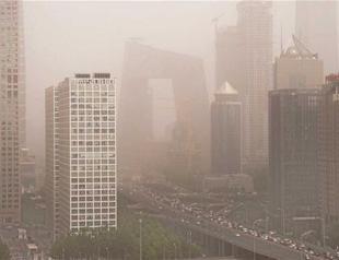 Dust storm blows across north China