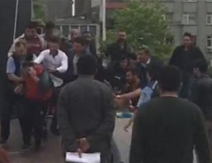 Man survives lynch attempt after setting Atatürk statue on fire, hitting it with axe