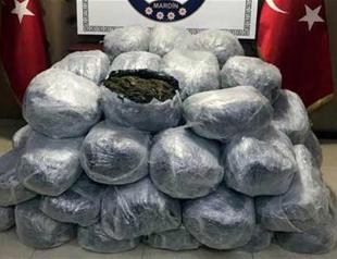 Security forces seize 320 kg of hashish in Turkey’s Mardin