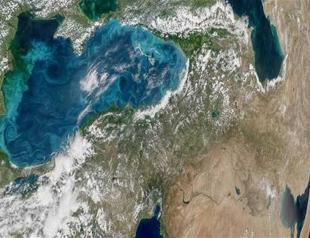 Phytoplanktons turn Black Sea, Bosphorus into turquois