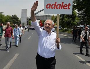 Main opposition CHP leader sets out on 450 km march for ‘justice’