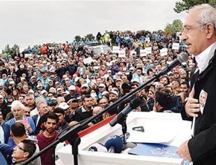 Main opposition CHP leader defies gov’t calls to end ‘justice march’