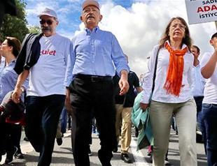 Main opposition CHP head Kılıçdaroğlu continues march from Ankara to Istanbul on fifth day