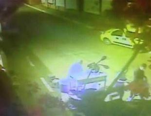 Taxi driver crashes into four pedestrians after allegedly using bonzai