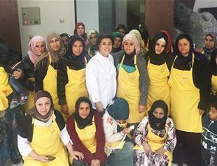 Female chef listed for top award with project to improve lives of Turkish, Syrian women