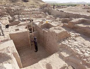 Excavation works in ancient Karkamış end