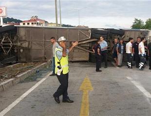 Tour bus carrying Georgian students overturns in Turkey’s Giresun, 38 injured