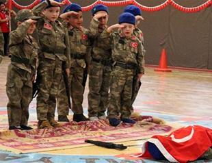 Kindergarten children’s play including fake weapons, death draws criticism in central Turkey