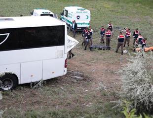 Eight killed, 34 injured after passenger bus overturns in Turkish capital