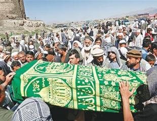 Afghans mourning after truck bombing