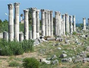 Ancient monumental grave under agricultural field in Mersin