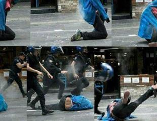 Turkish parliamentary panel questions rounds of plastic bullets shot by police at demonstrator