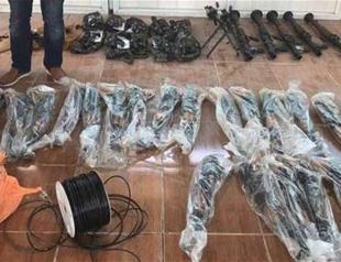 Large number of weapons, ammunitions belonging to PKK seized by police in Turkey’s east