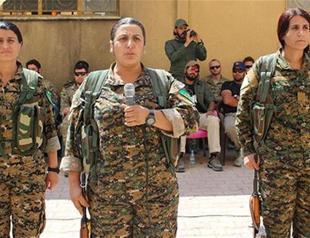 US soldiers attend military ceremony of YPG fighters joining SDF in Syria