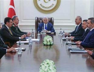 Turkey holds security meeting over developments in Syria