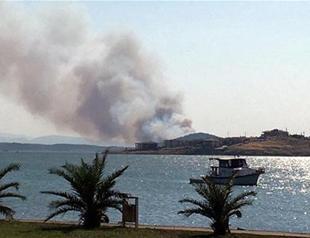 Forest fire breaks out near touristic Devil’s Table in Turkey’s Ayvalık