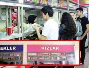 Sign showing girls and boys to queue separately at Istanbul school canteen stirs debate