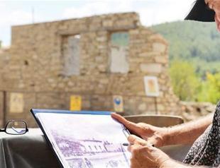 Drawings revive Stratonikeia ancient city in western Turkey
