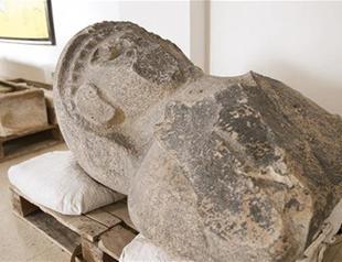 Ancient sculpture of woman found in Turkeys Hatay
