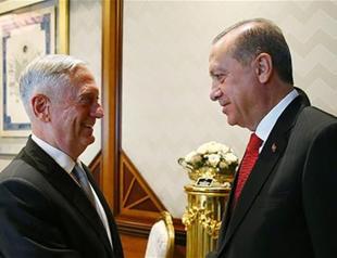 Erdoğan expresses disturbance over YPG support in meeting with US Defense Secretary Mattis