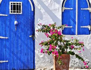 Bodrum’s white against insects, blue against the evil eye