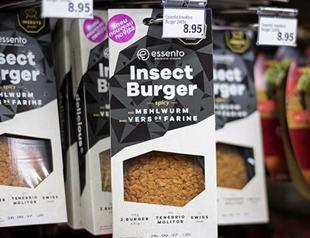 Swiss offer insect burgers of mealworm larvae