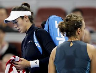 Virus-hit Muguruza retires in China Open first round