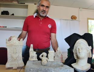 Sculptures found in Pisidia ancient city
