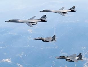 US bombers overfly Korea to show force