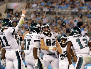 Eagles stop Panthers in matchup of first place teams