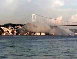 Fire erupts in restaurant in historic Rumeli Fortress in Istanbul