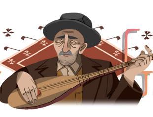 Google doodle marks Turkish minstrel’s 123rd birthday