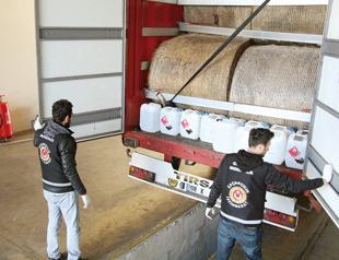 408 kg of chemicals used in heroin production seized at Turkish border