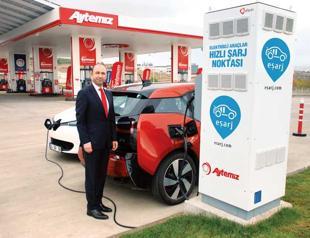 Aytemiz launches Turkey’s first rapid-charging unit in fuel station for electrical cars
