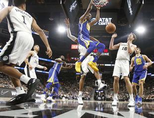 Thompson spurs Warriors as San Antonio downed