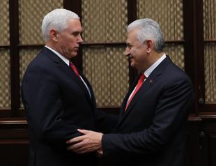 Turkey, US pledge to improve ties in Yıldırım, Pence meeting