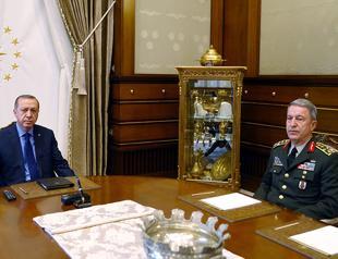 Erdoğan holds unscheduled meeting with Turkey’s top soldier
