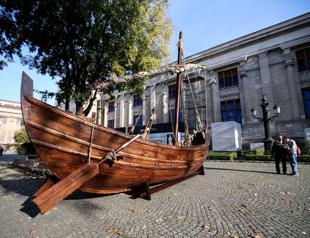 Sunken Bosphorus ship on display in Istanbul Museum