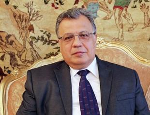 Russian embassy erects monument for assassinated envoy