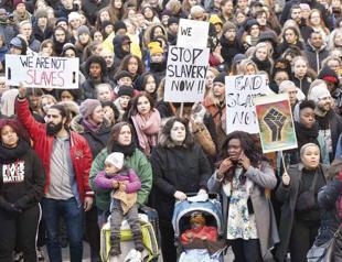 ‘Slave market’ demo in Brussels turns violent