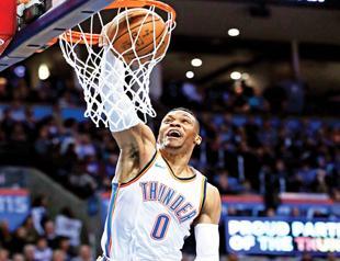 Russel Westbrook triple-double as Thunder down Jazz