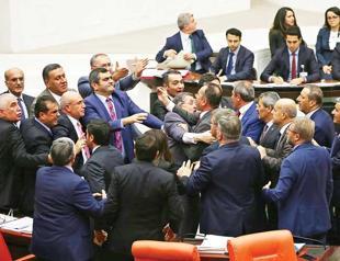 Brawls erupt on every day of budget talks in Turkish Parliament