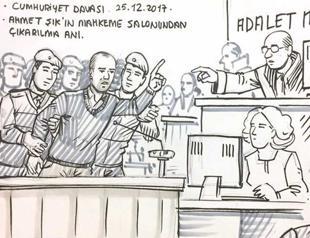 Ahmet Şık removed from courtroom in Cumhuriyet hearing, journalists to remain under arrest