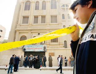 Egypt says 10 killed in attack outside Cairo church