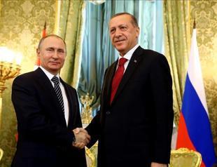 Putin sends Erdoğan his greetings for 2018