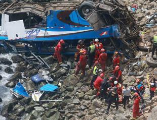 Peru bus accident kills 48 Peru bus accident kills 48