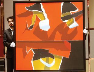 Burhan Doğançays painting sold at auction
